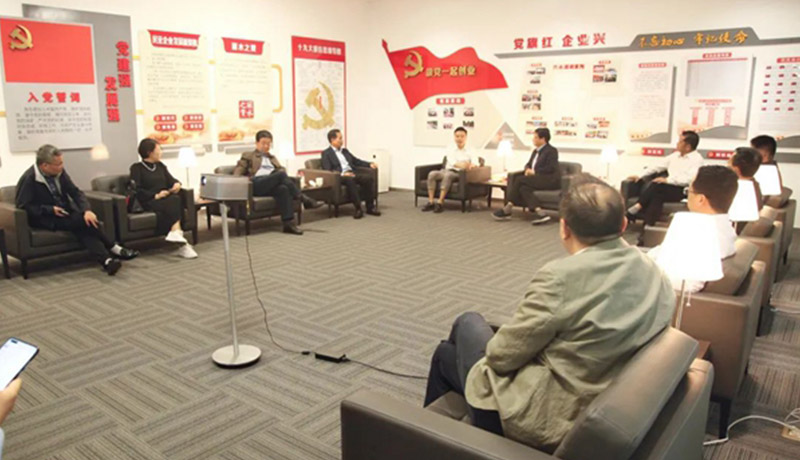 市人大常委会副主任戚永远一行莅临我司考察调研