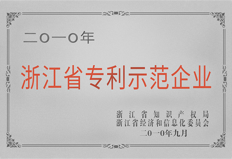 2010浙江省专利示范企业