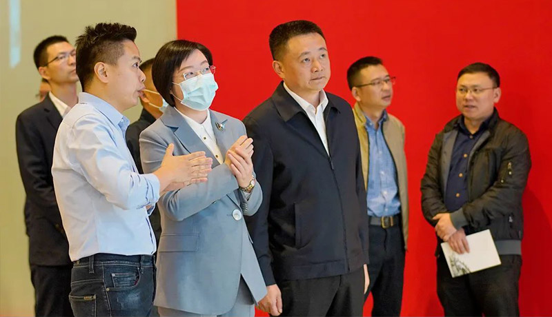 莲都党政考察团莅临我司考察生态工业发展